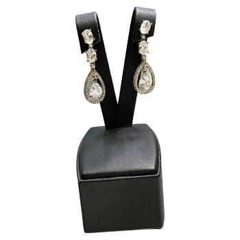 Silver earrings