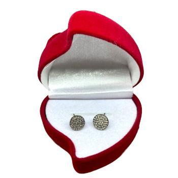 Silver earrings