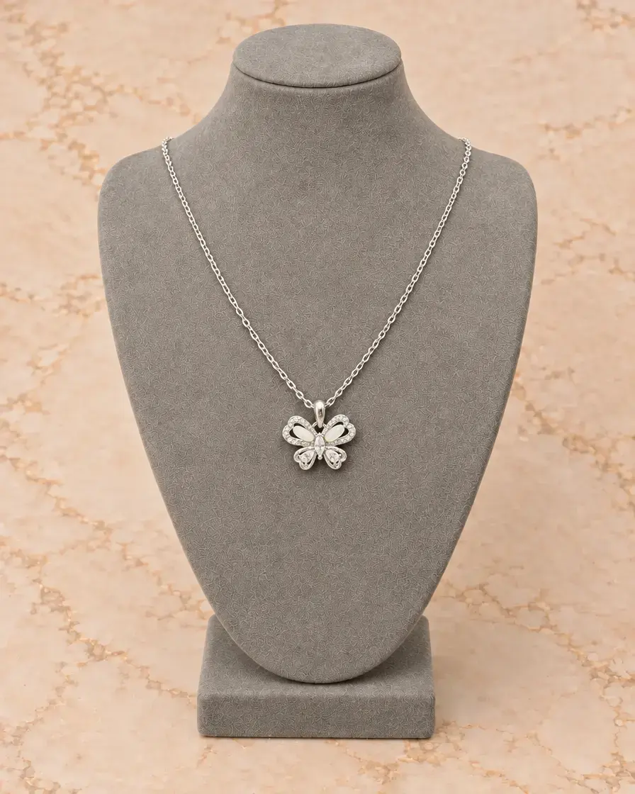 Silver necklace